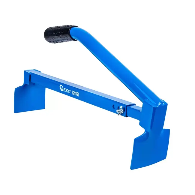 GEKO Verstelbare baksteen- en blokkenklem 40–67 cm, stalen bek en antislip handgreep