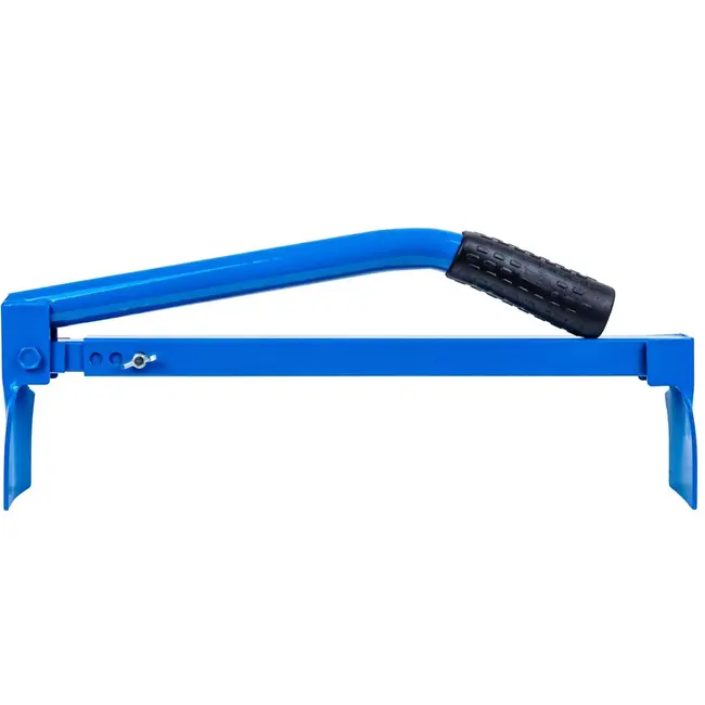 GEKO Verstelbare baksteen- en blokkenklem 40–67 cm, stalen bek en antislip handgreep