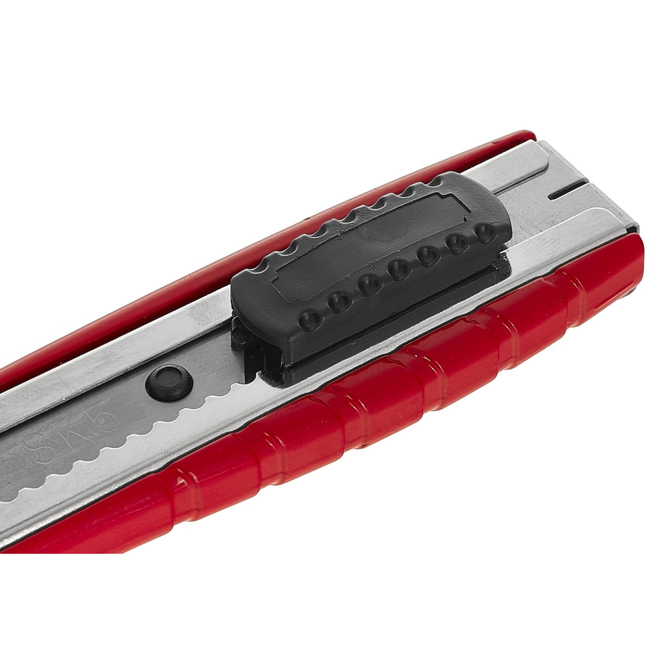 Tvardy Professioneel metalen afbreekmes 18 mm met SK5 mesblad en riemclip, per stuk