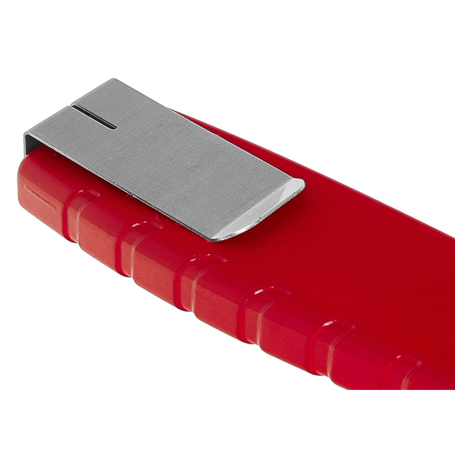 Tvardy Professioneel metalen afbreekmes 18 mm met SK5 mesblad en riemclip, per stuk