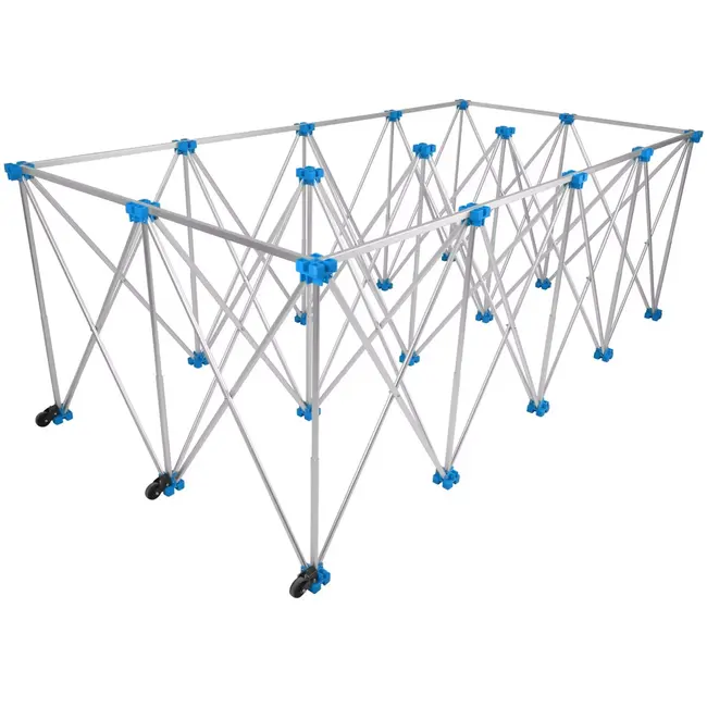 GEKO Inklapbare werktafel - Max tegels 230 x 118 x 85 cm - Tot 1000 kg - Met wielen en hoes