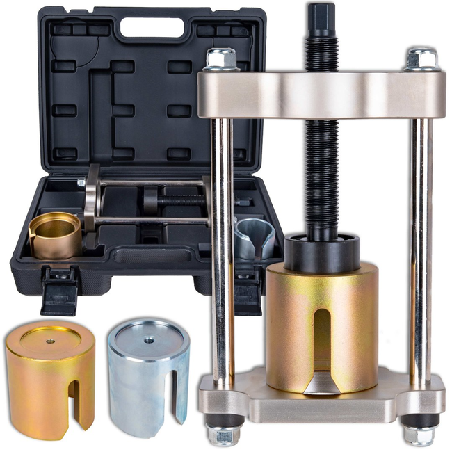 GEKO Professionele persset achterste draagarmrubbers, zonder draagarm demonteren, in koffer