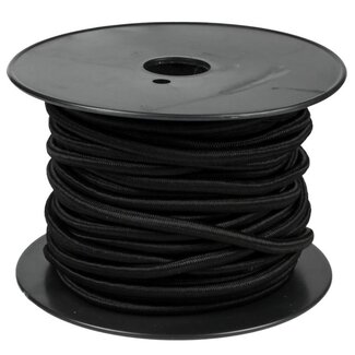 Benson Elastiek op rol - 8 mm - 20 meter - zwart - weerbestendig en duurzaam