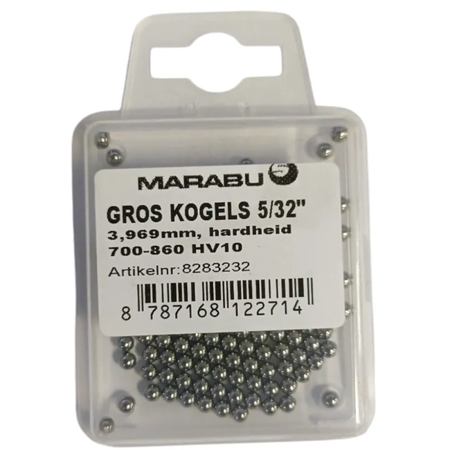 Marabu Kogellager kogels 5\32'' - 144 stuks - 3,97 mm - diameter 3,97 mm