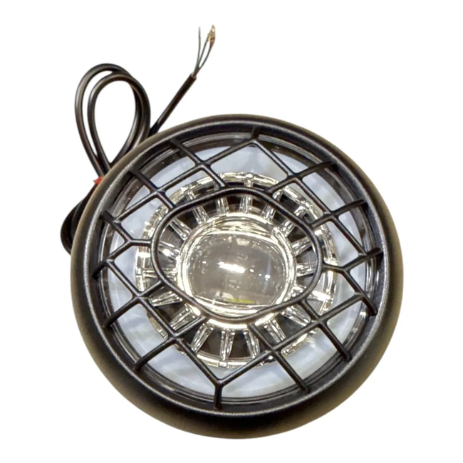 Falkx Koplamp fatbike 36/48 V 10 W - met dagrijverlichting en claxon voor elektrische fiets