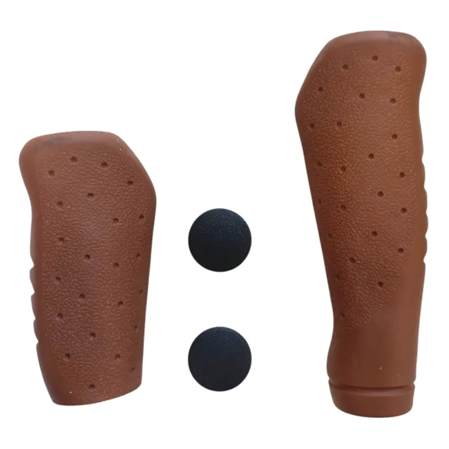 Falkx Fietshandvatten bruin Brown Belt KL 92/135 mm voor de fiets met twee verschillende lengtematen
