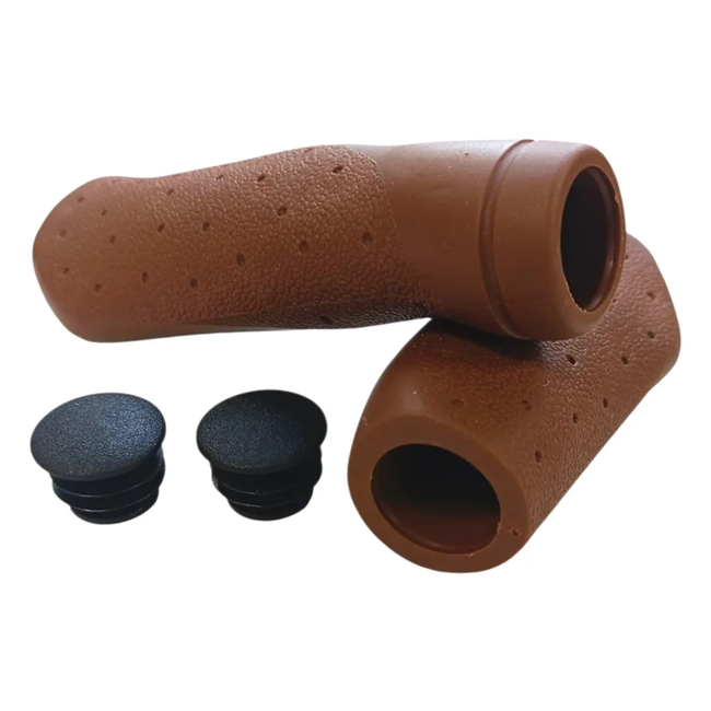 Falkx Fietshandvatten bruin Brown Belt KL 92/135 mm voor de fiets met twee verschillende lengtematen