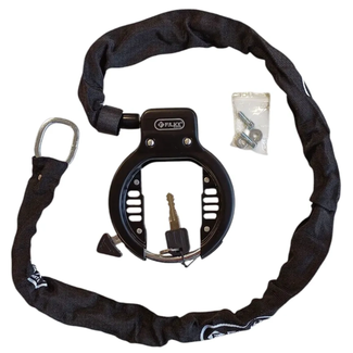 Falkx FC0901B ringslot + insteekketting - 5 mm - zwart