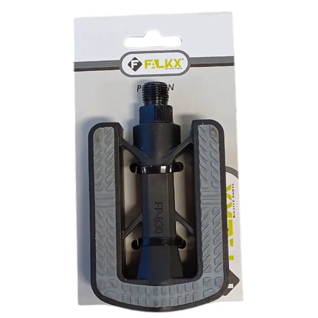 Falkx Fietspedalen 9/16 inch antislip met breed profiel voor dagelijks gebruik op stadsfiets