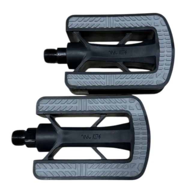 Falkx Fietspedalen 9/16 inch antislip met breed profiel voor dagelijks gebruik op stadsfiets