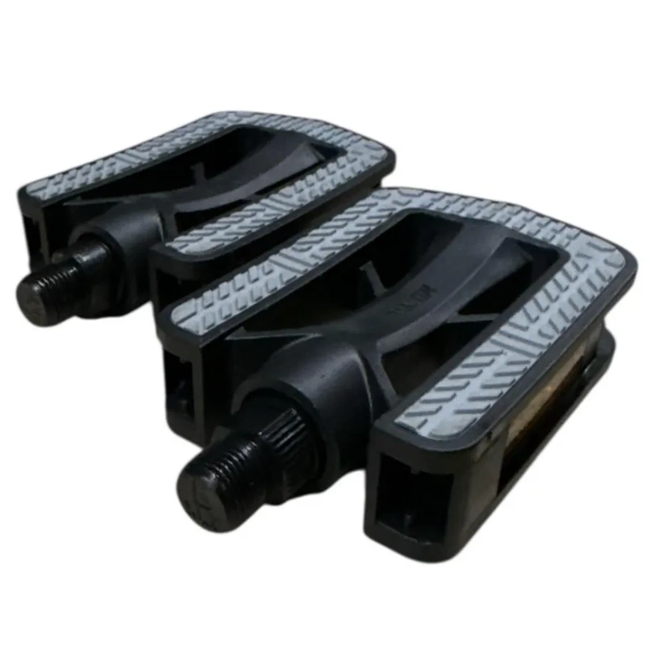 Falkx Fietspedalen 9/16 inch antislip met breed profiel voor dagelijks gebruik op stadsfiets