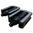 Falkx Fietspedalen 9/16 inch antislip met breed profiel voor dagelijks gebruik op stadsfiets