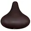Selle Comfort Cityfiets zadel donkerbruin met foamvulling, inclusief strop