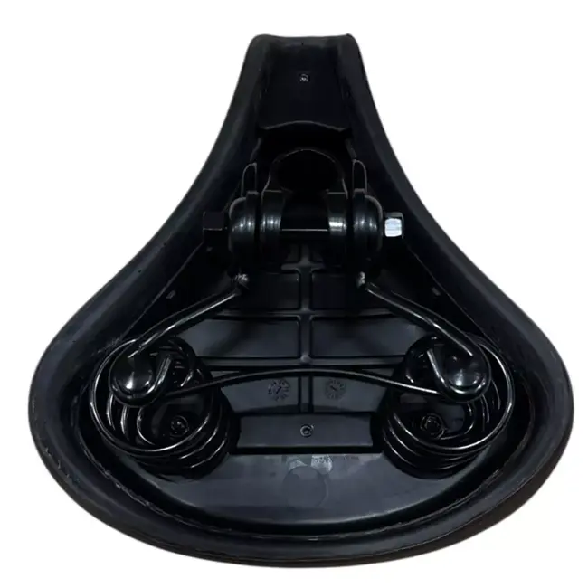 Selle Comfort Cityfiets zadel donkerbruin met foamvulling, inclusief strop