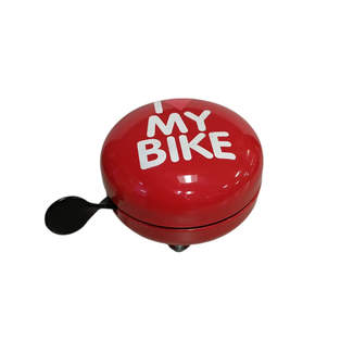 Falkx BH0901A Bel I love my bike 80 - 80 mm - zwart - met duidelijke specificaties - geschikt voor meerdere toepassingen