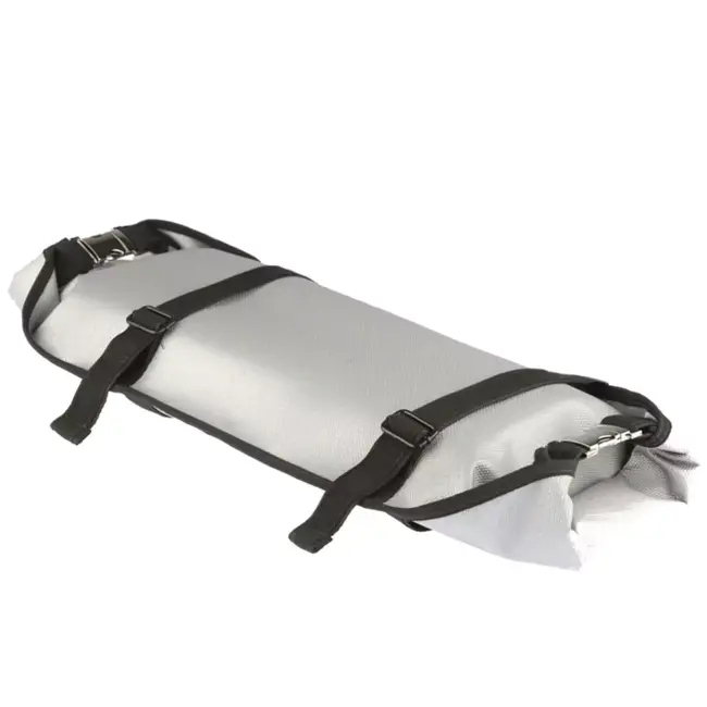 Mirage Brandwerende accuhoes zilver/zwart voor veilig laden en opslaan 66x 25x 8 cm - 66 x 25 x 8 cm - zwart