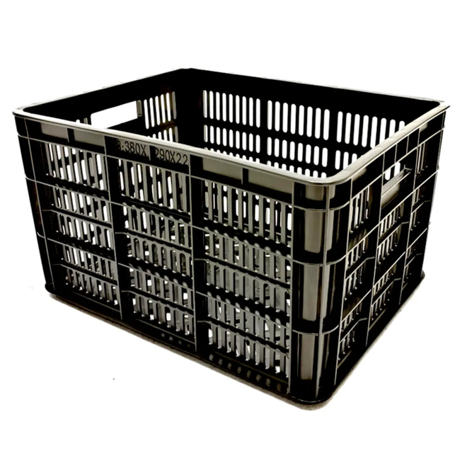 Falkx FG1401B Krat zwart PVC - kunststof - 40 cm - 5 cm - zwart - lengte 22 cm