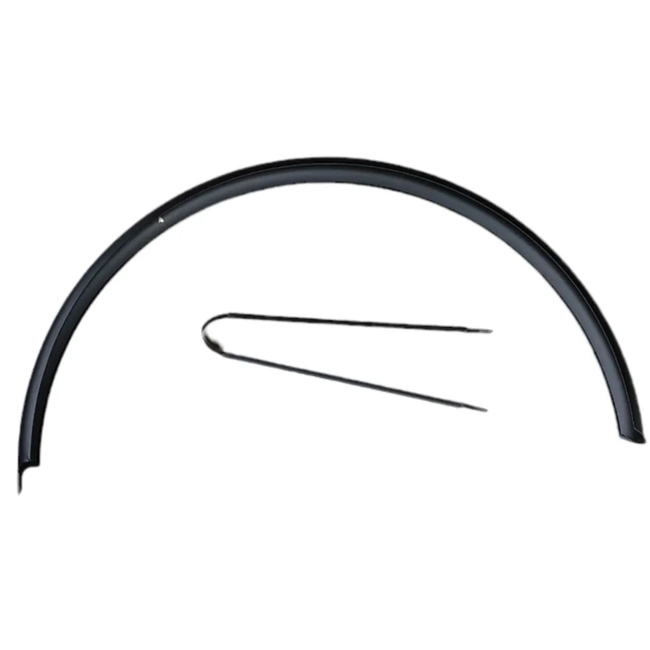 Falkx J1202A achterspatbord Rivel - staal - zwart