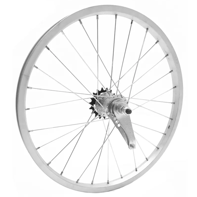 Falkx DE0504A Achterwiel 20x1.75 zilver RN - aluminium - zilver