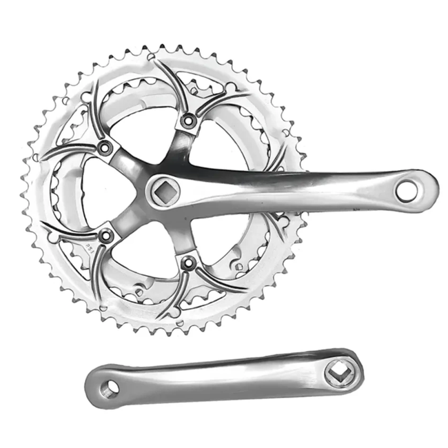 Falkx BE1202A Kettingwiel Race 52/42 352463 - aluminium - 4 mm - zilver - aantal 9 versnellingen