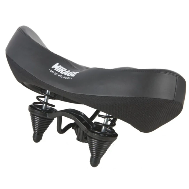 Mirage FC0902C zadel tour comfort Big ci - foam - 320 x260 mm - zwart