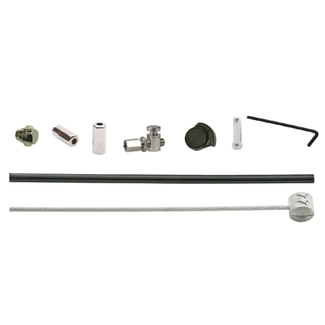 Elvedes QB0402A achterremkabel Nexus zw - rvs - 2250 mm - 1700 mm - zwart