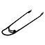Kalloy BD0903A Spatbordstang bumper mat-zwart