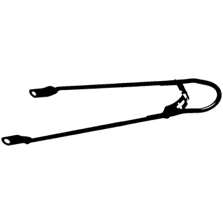 Kalloy FB1202B Spatbordstang 26" mat zwart - zwart