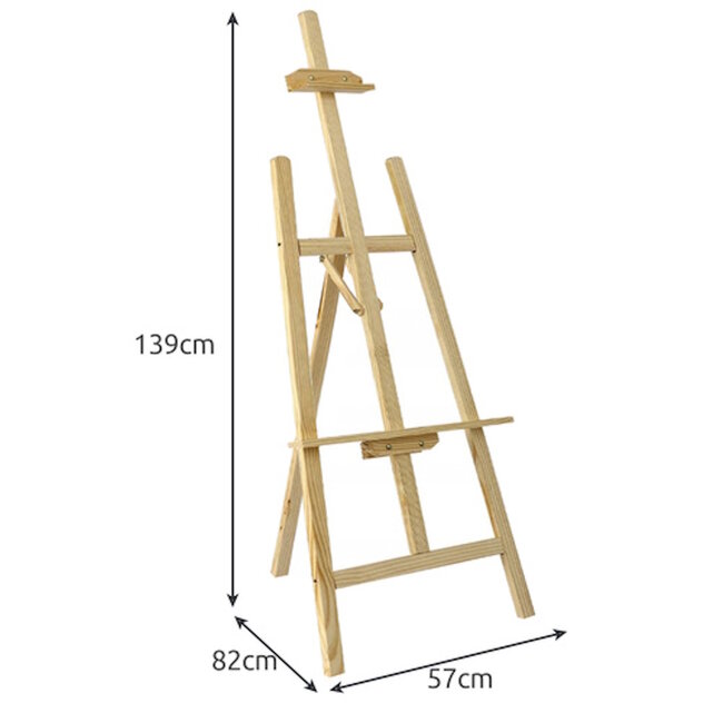 Maaleo Houten Schildersezel 140cm - Perfect voor Kunstenaars