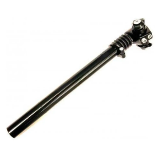 Kalloy FF1802B Zadelpen verend 27.2 zwart - 300 mm - zwart