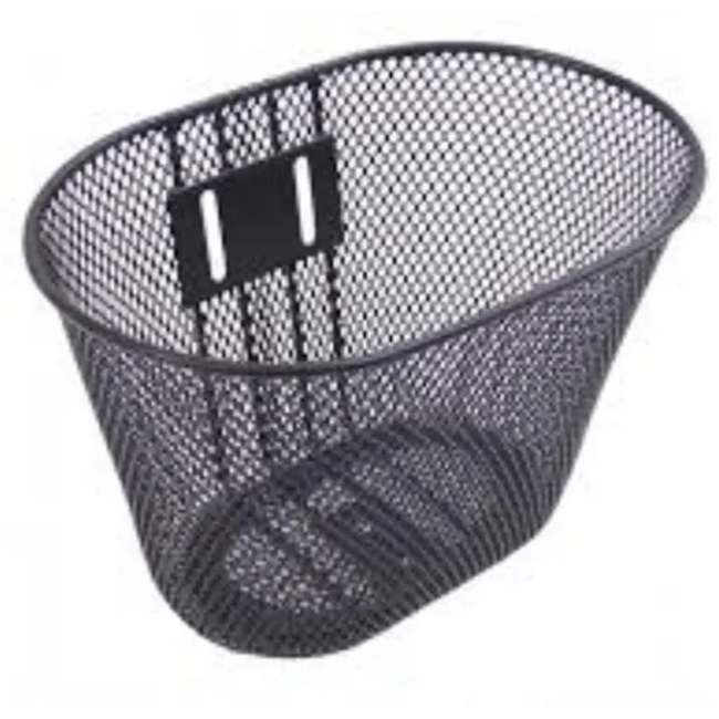 Kalloy FF1202B Piazza mand kind zwart - staal - zwart