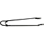 Kalloy BD0902A Spatbordstang bumper mat-zwart