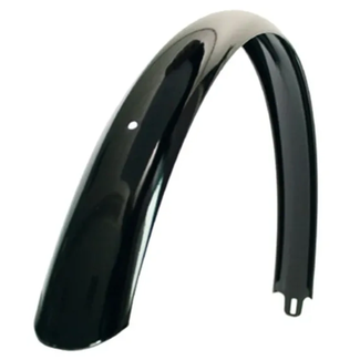 Kalloy Achterspatbord 28 inch 60 mm breed glans zwart met bevestigingsgaten voor verlichting en spatbordstang