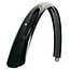 Kalloy Achterspatbord 28 inch 60 mm breed glans zwart met bevestigingsgaten voor verlichting en spatbordstang