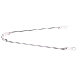 Kalloy BD1303A stang 28x1 5/8x1 3/8 zilver p st - 3/8 - zilver