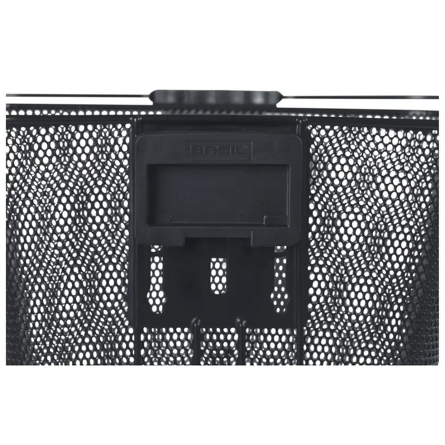 Basil FE0702B Mand Bilbao zwart afneembaar - staal - 31,8 mm - zwart