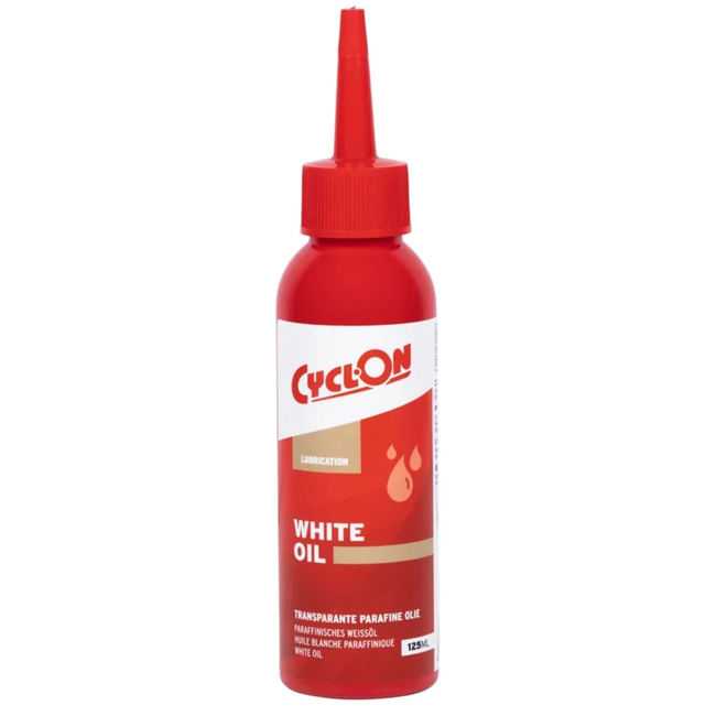 CyclOn Paraffineolie 125 ml transparant smeermiddel voor nauwkeurige smering en praktisch onderhoud