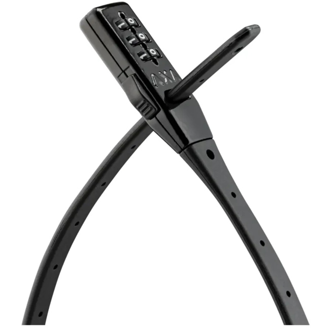 AXA Fietsslot zwart met cijfercode - model Zipper voor gebruik als beveiliging van de fiets