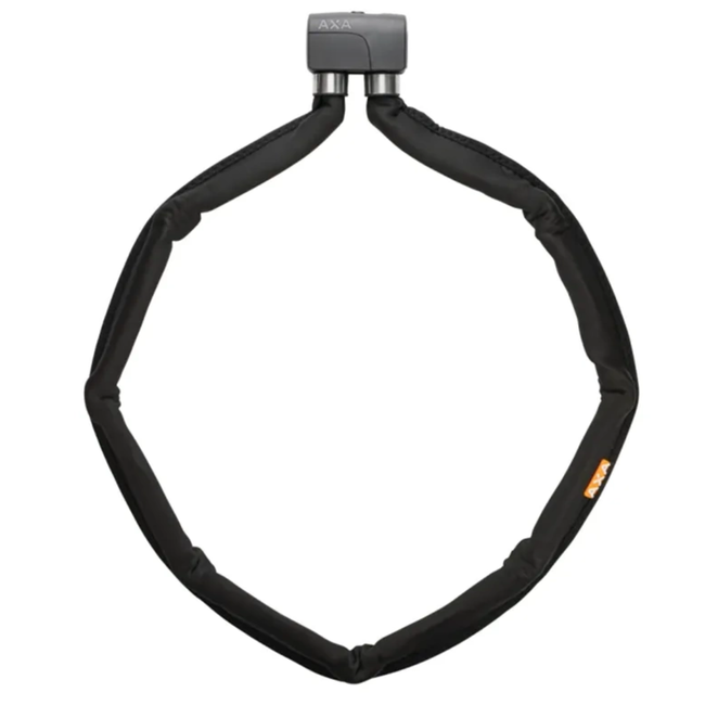 AXA BC1404A Foldable 8-130 zwart - 150 cm - 8 mm - zwart - lengte 120-150cm