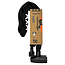 AXA Kettingslot 150 cm zwart - 7 mm schakels met beveiligingsniveau 9 voor fietsbeveiliging