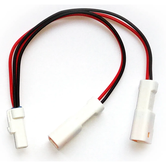 Speedbox Bafang lichtkabel QD1005A voor tuning kit met rode en zwarte bedrading