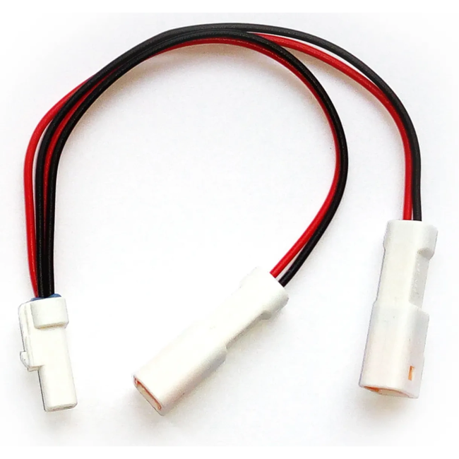 Speedbox Bafang lichtkabel QD1005A voor tuning kit met rode en zwarte bedrading