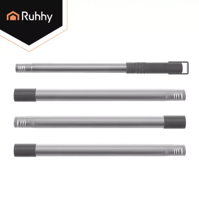 Ruhhy Platte vloerwisser met dubbele kamer, 11 L emmer en 3 wasbare hoezen