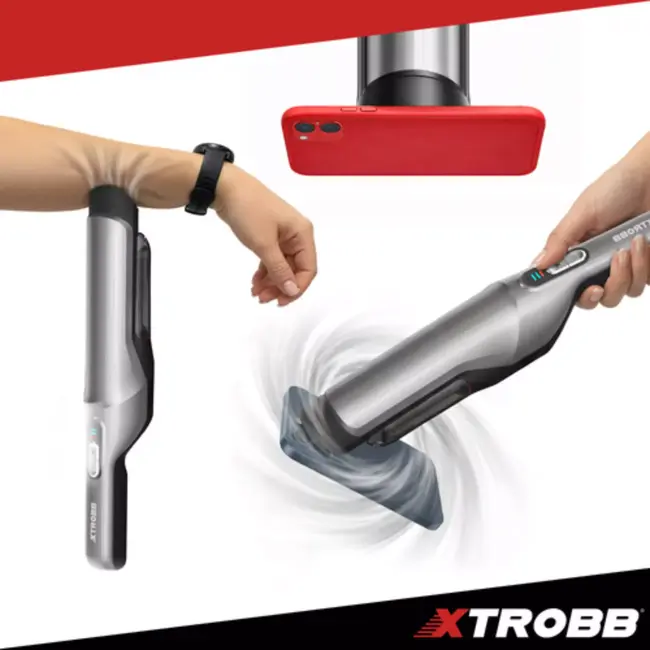 Xtrobb Draadloze handstofzuiger met sterke zuigkracht voor auto en interieur