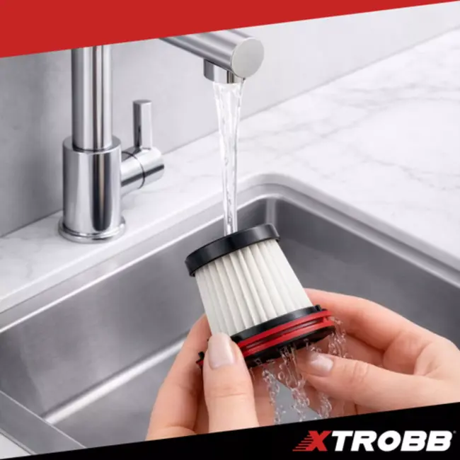 Xtrobb Draadloze handstofzuiger met sterke zuigkracht voor auto en interieur