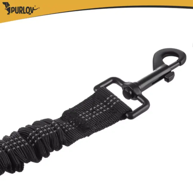 Purlov Verstelbare heupgordel met hondenriem voor hardlopen en wandelen