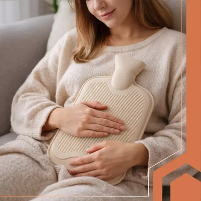 Ruhhy Warmwaterkruik met pluche hoes en grote inhoud voor langdurige warmte