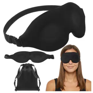 Ruhhy Comfortabel slaapmasker met memory foam voor ongestoorde nachtrust