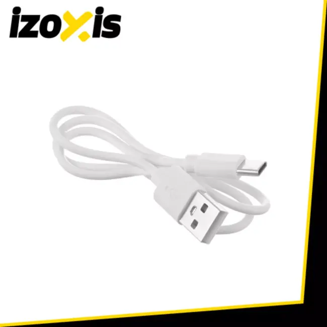 Izoxis Draadloze witte karaoke microfoon voor kinderen met speaker en verlichting