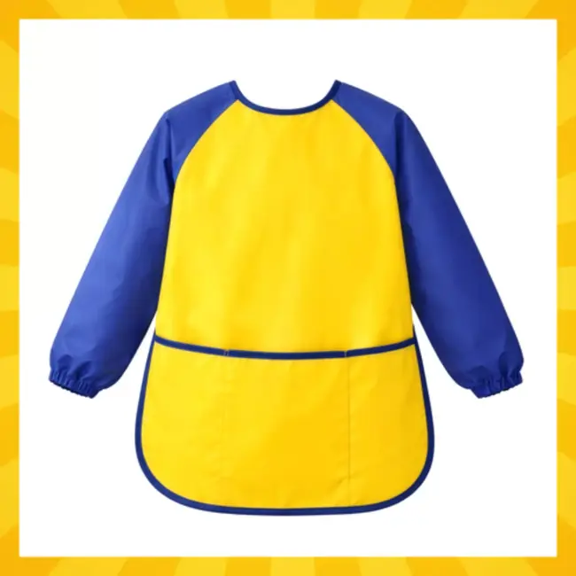 Kruzzel Kinder schort maat S met mouwen en zakken voor knutselen en schilderen